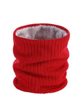 Winter Warm Knitted Fleece Simple Scarf