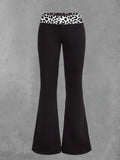 Women's Flared Knit Pants