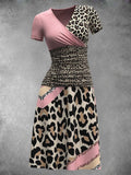 Women's  Leopard Print Dress