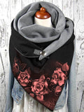 Rose Art Casual Print Scarf