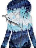 Women's Mountain Art  Print Hoodie