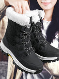 Women's Snow Boots Outdoor Travel Thickened Plus Velvet Thickened Shoes