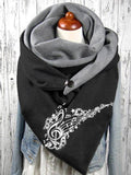 star pattern scarf and shawl