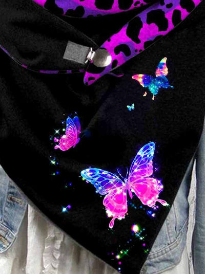Women's Butterfly Art Casual Wrap Scarf