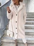 Women's Plush Thick Long-Sleeved Coat Cardigan