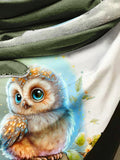 Owl Casual Print Scarf