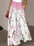 Floral  Artistic Wide Leg Pants