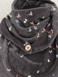 Women's Butterfly Print Casual Wrap Scarf