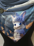 Winter Cute Rabbit Casual Fashion Scarf