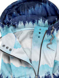 Women's Mountain Art  Print Hoodie