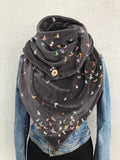 Women's Butterfly Print Casual Wrap Scarf