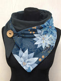 Christmas Floral Sparkle Casual Scarf