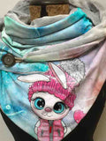 Cute Rabbit Casual Scarf And Shawl