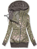 Women's Dandelion Art Print Sweatjacke