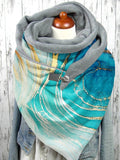 Marble Print Casual Scarves and Shawls