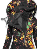 Women's Butterflies Art Print Sweatjacke