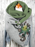 Octopus Print Cozy Warm Scarf