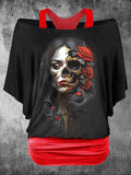 Women's two-piece Skull T-shirt