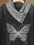 Women's Butterfly Art Print Casual Top