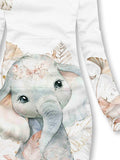 Women's Cute Elephant Casual Sweatshirt