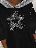 Women's Star Art Print Casual Sweatshirt