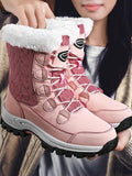 Women's Snow Boots Outdoor Travel Thickened Plus Velvet Thickened Shoes