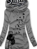 Women's Dandelion Print Hoodie