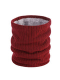 Winter Warm Knitted Fleece Simple Scarf