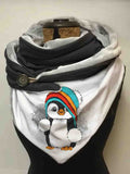 Cute Penguin Casual Scarf and Shawl