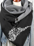 star pattern scarf and shawl