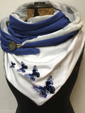 Women's Casual Art Butterfly Wrap Scarf