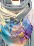 Marble Print Casual Scarves and Shawls