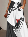 Abstract Art Art Wide Leg Pants