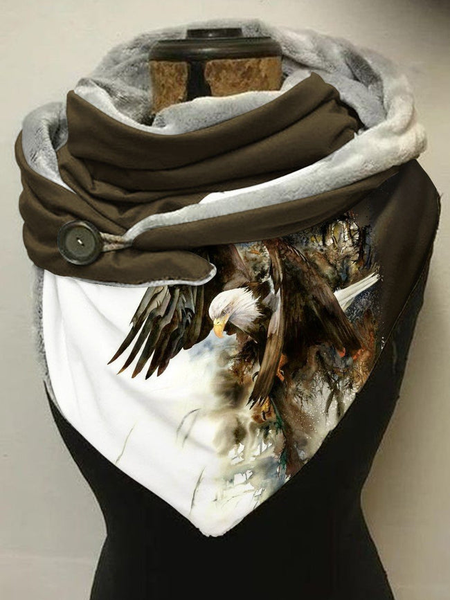 Black Hawk Art Casual Scarf and Shawl