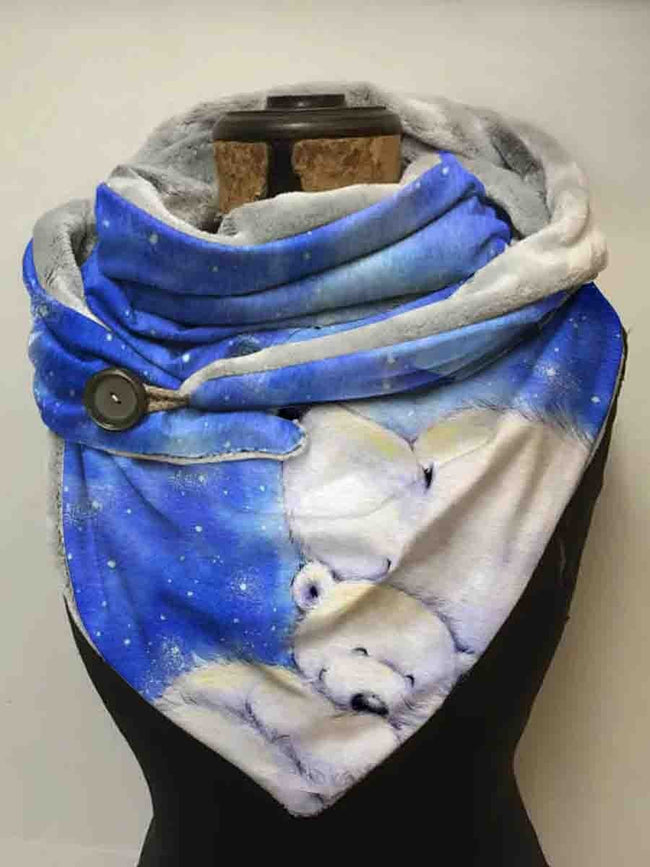 Cute Bears Casual Scarf and Shawl