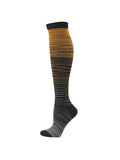 Men's And Women's Autumn Winter Gradient Mixed Color Sports Socks