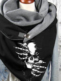 Punk  skull casual scarf and shawl