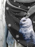 Women's Art Owl Casual Scarf