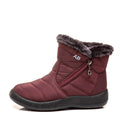 Unisex Lightweight Snow Boots Warm and Waterproof Zipper