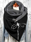 Women's Dragonfly Art Casual Wrap Scarf