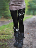 Women's Floral Print Casual Leggings