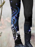 Women's Streamer Art Casual Tight Leggings