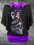 Women's two-piece Skull T-shirt