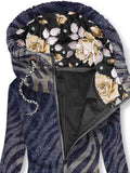 Women's Floral Print Sweatjacke