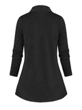 Women's Simple Solid Color Sweatshirt Top