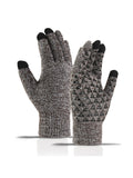 Men's And Women's Winter Knitted Warm Fleece Gloves