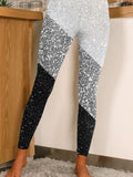 Women's Modern Abstract Plaid Art Print Casual Stretch Pants