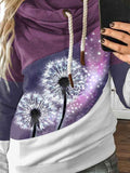 Women's Dandelionf Print Casual Sweatshirt