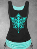 Women's Mandala Art Print Casual Tank Top