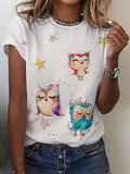 Owl Cute Casual T-shirt